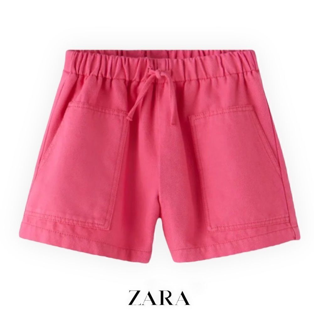 ZARA Kids | Pink | ELASTIC TRIM SHORTS